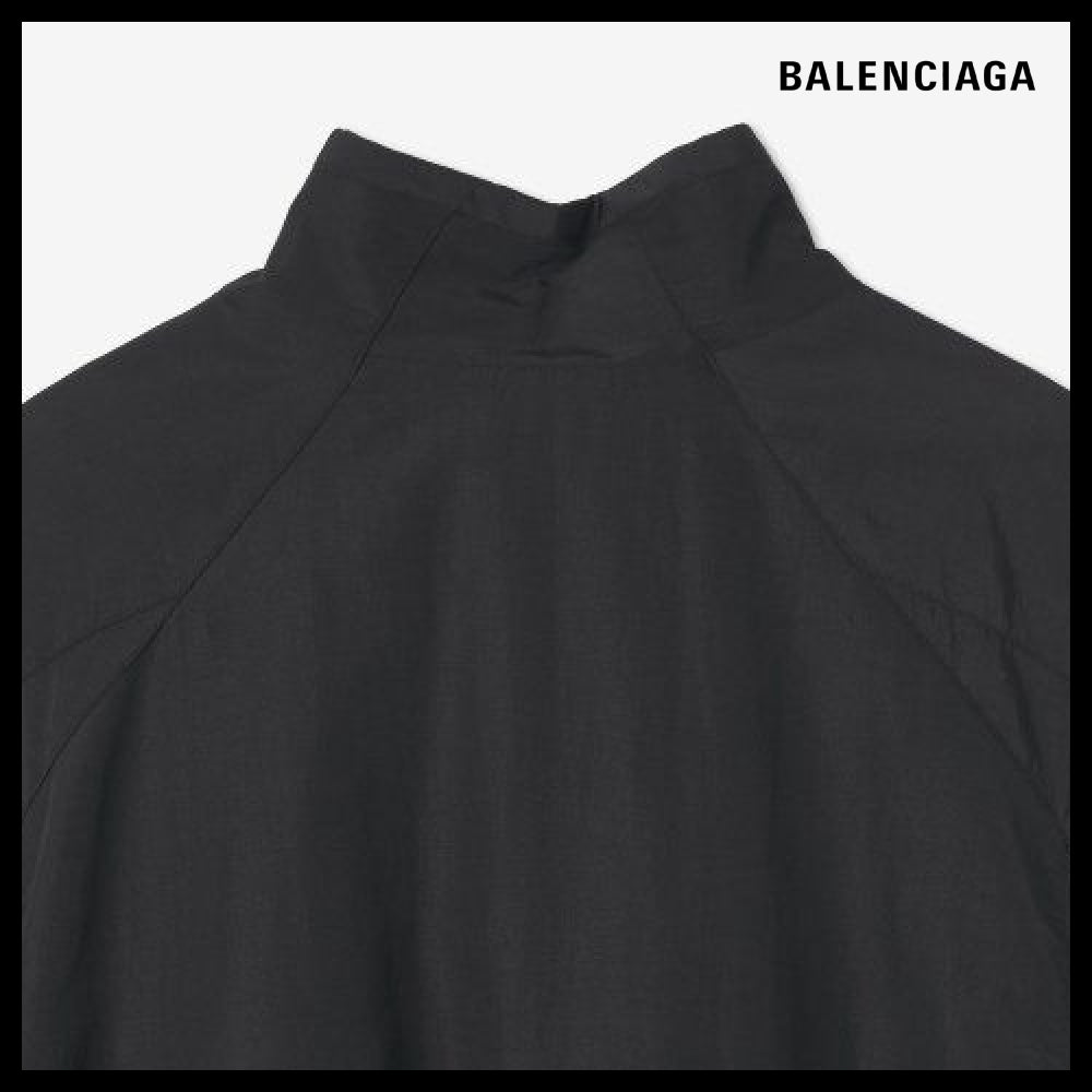 【BALENCIAGA】3B Sports Icon Pullover Tracksuit Jacket Black