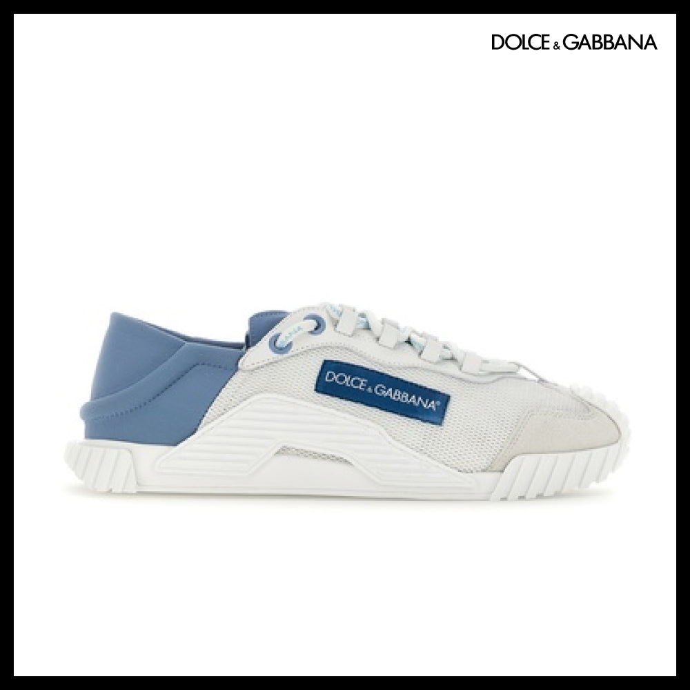 【Dolce & Gabbana】FABRIC SNEAKERS LIGHT BLUE WHITE