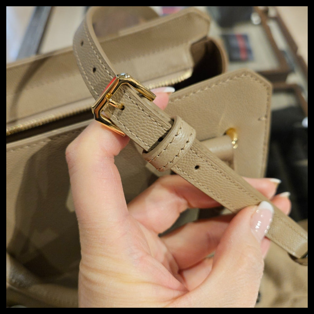 【BURBERRY】BANWELL house check mini tote bag chestnut beige