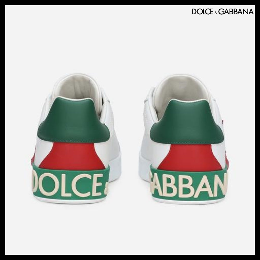 【Dolce&Gabbana】CALFSKIN PORTOFINO SNEAKERS