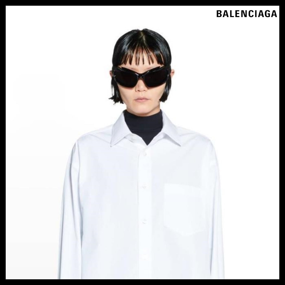 【BALENCIAGA】Hourglass Shirt White