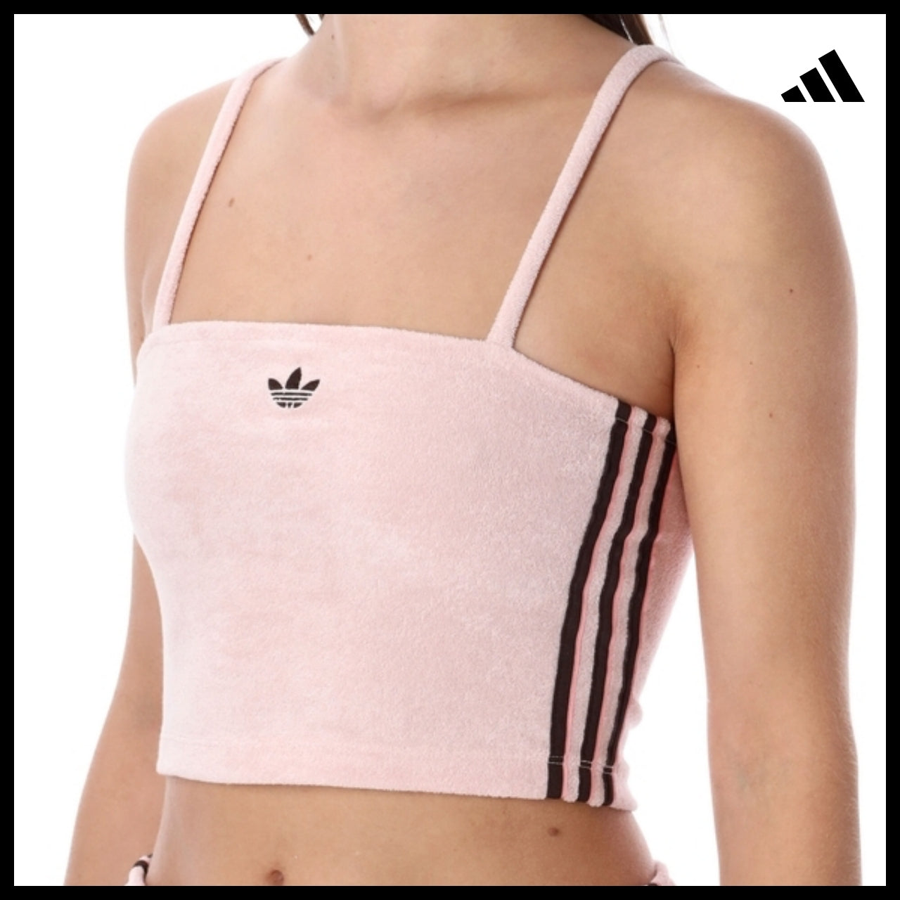 【adidas】 Pink Sleeveless Top