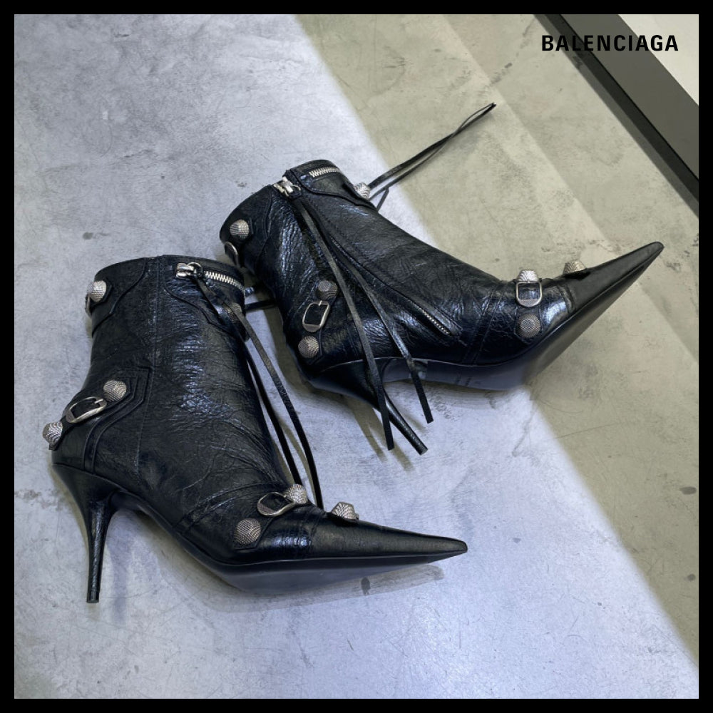 【BALENCIAGA】Cagole Arena Ankle Boots Black