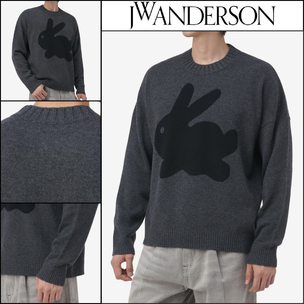 ◆JW ANDERSON◆ ニット Knit Charcoal ウール