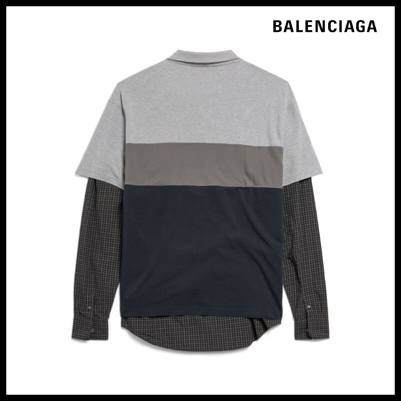 【BALENCIAGA】Unity Polo Shirt in Multicolor