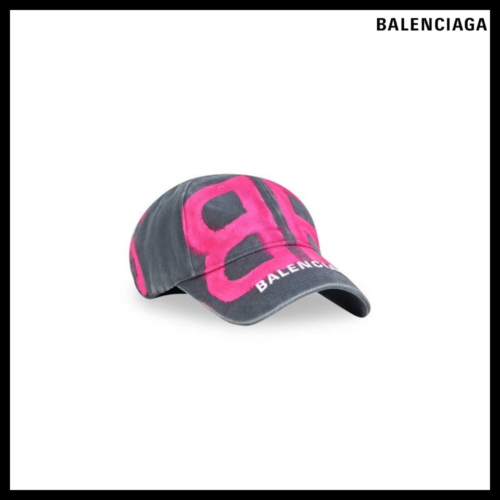 ★BALENCIAGAアウトレット セール ★BB Sprayed Cap Grey