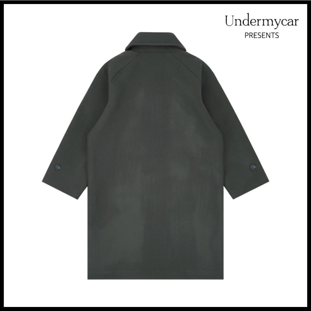 【Undermycar】Majanne Multi Button Oversized Wool Coat Agave