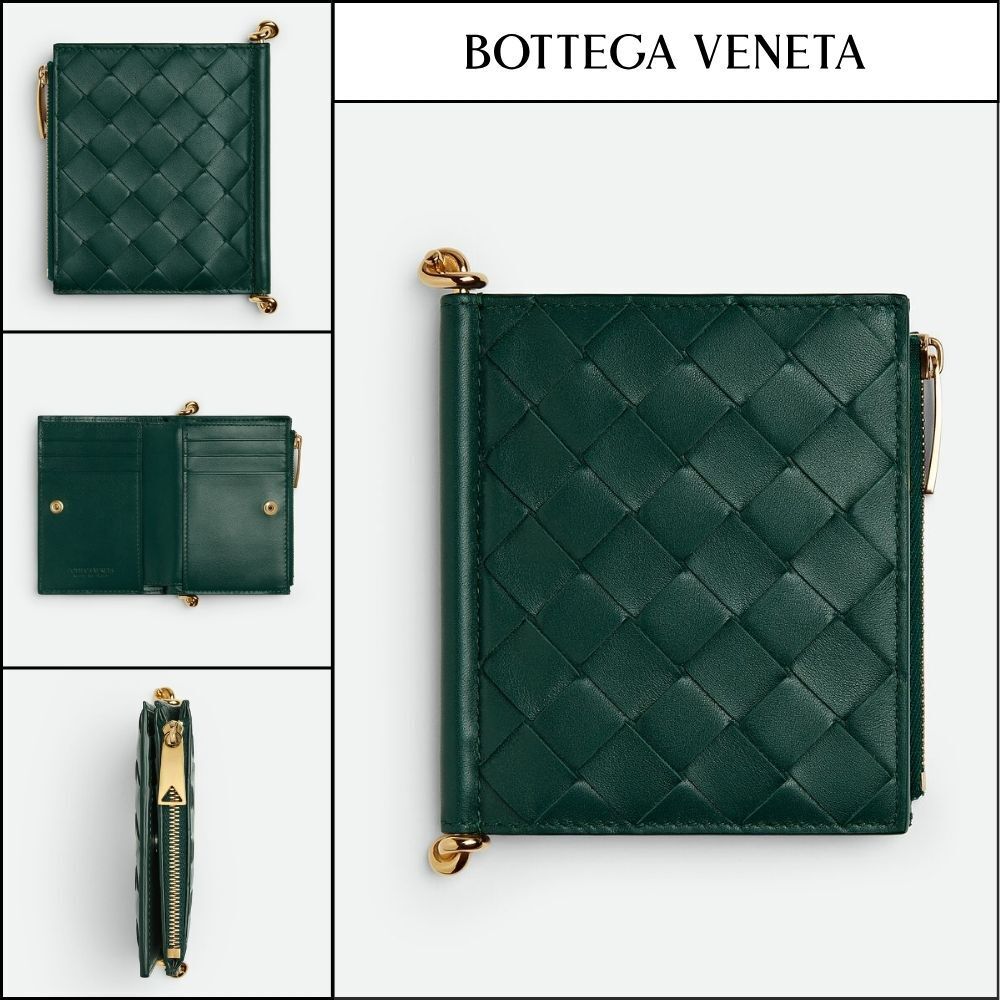 【韓国百貨店 BOTTEGA VENETA】Small Solstice Bi-Fold Wallet