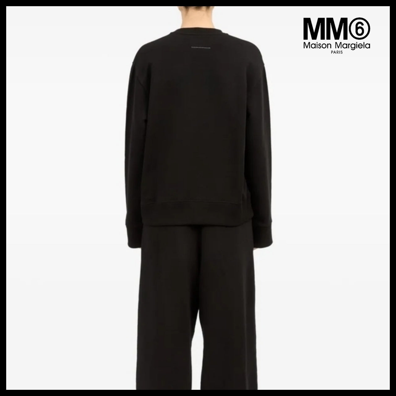 【MM6 Maison Margiela】Black sweatshirt