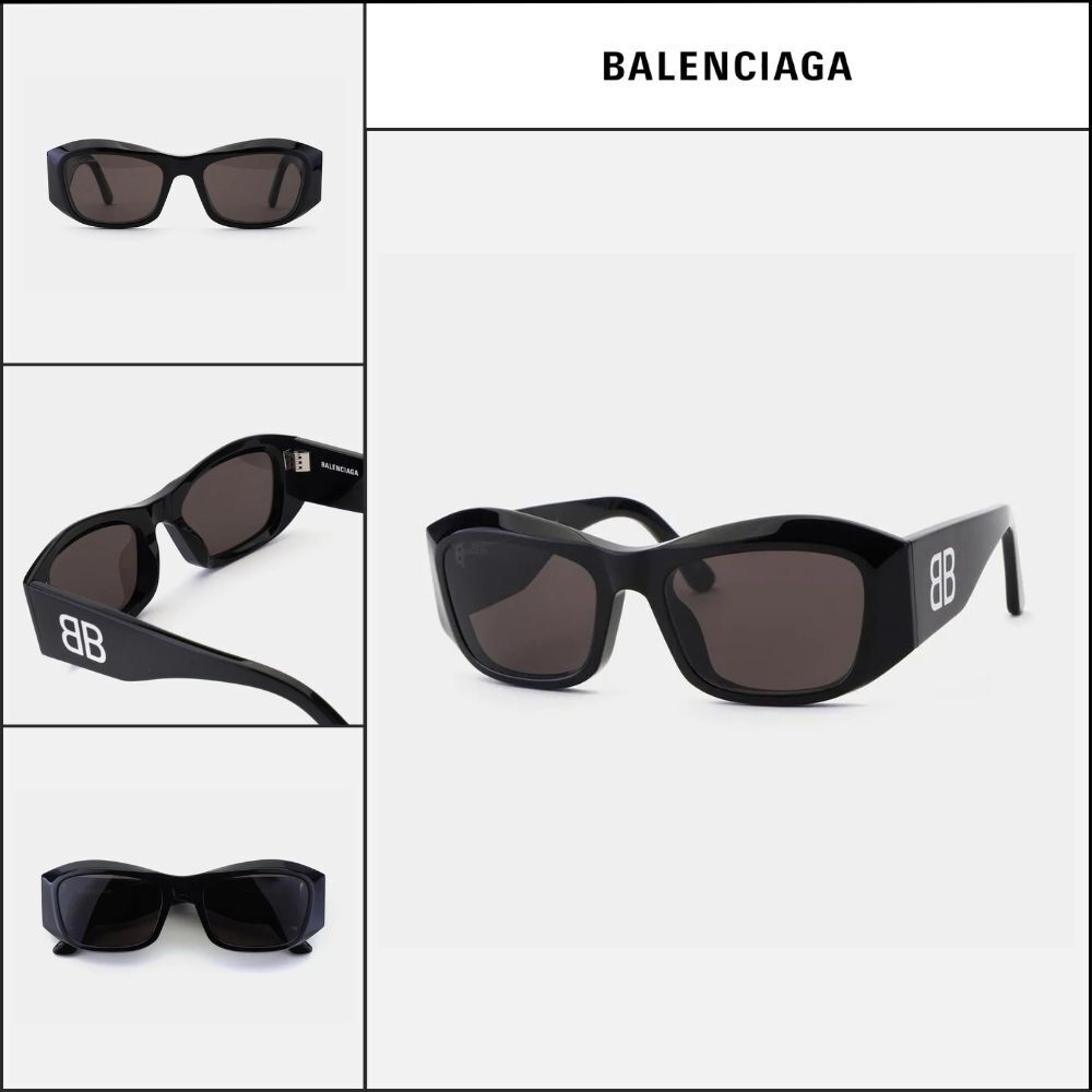 【BALENCIAGA】BB0397SA 001 54 Sunglasses