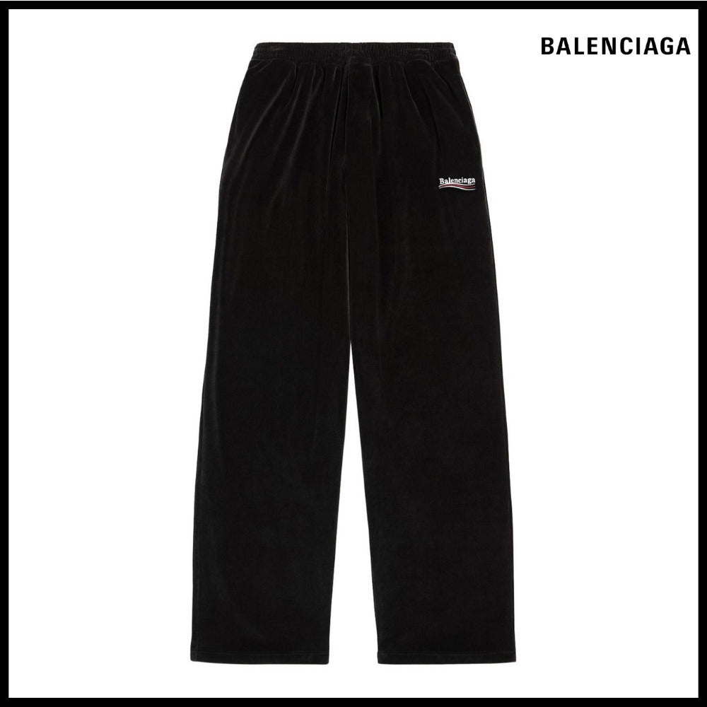 【BALENCIAGA】Political Campaign Trousers Baggy Pants Black