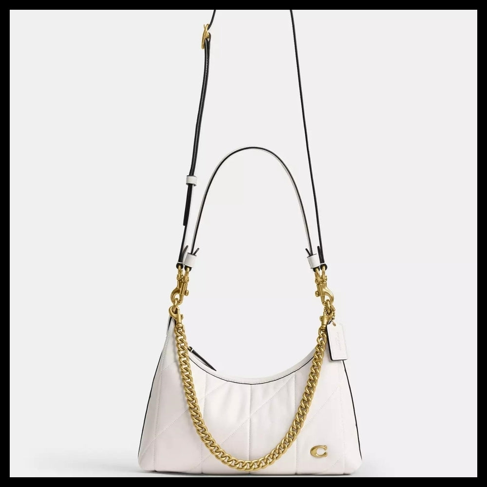 【Coach】Juliet Shoulder Bag 25 With Quilting Chalk