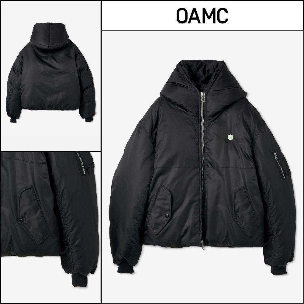 ◆OAMC◆ リワーク ボンバー MA-1 ジャケット ブラック おしゃれ