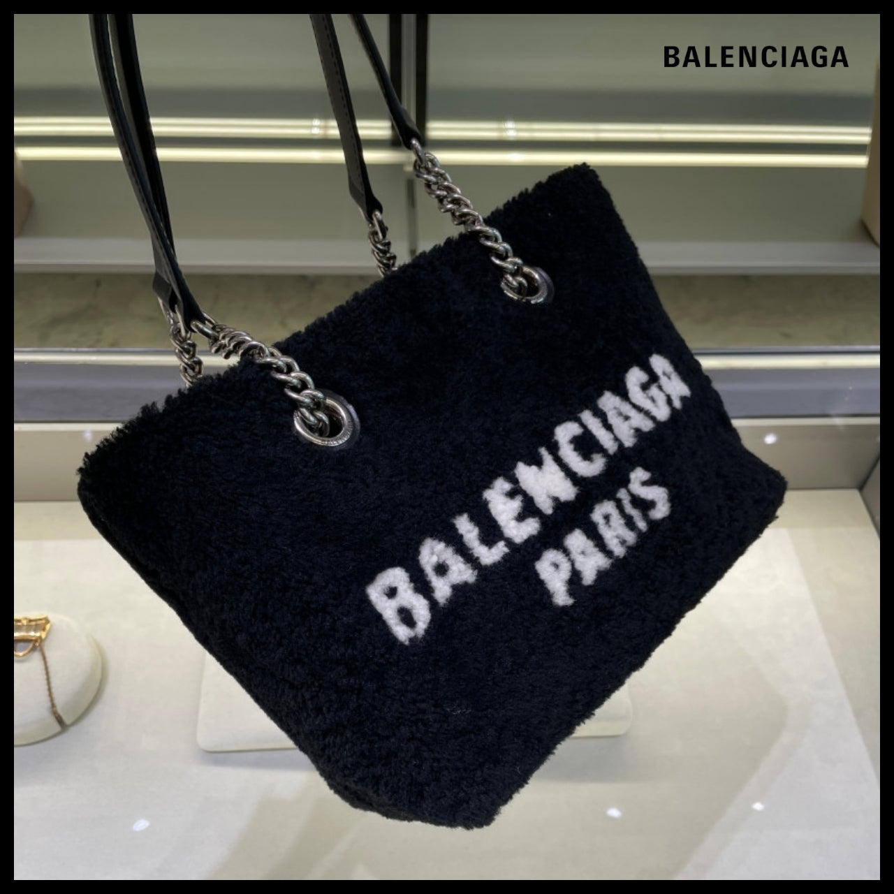 【BALENCIAGA】Duty Free Small Tote Bag Black