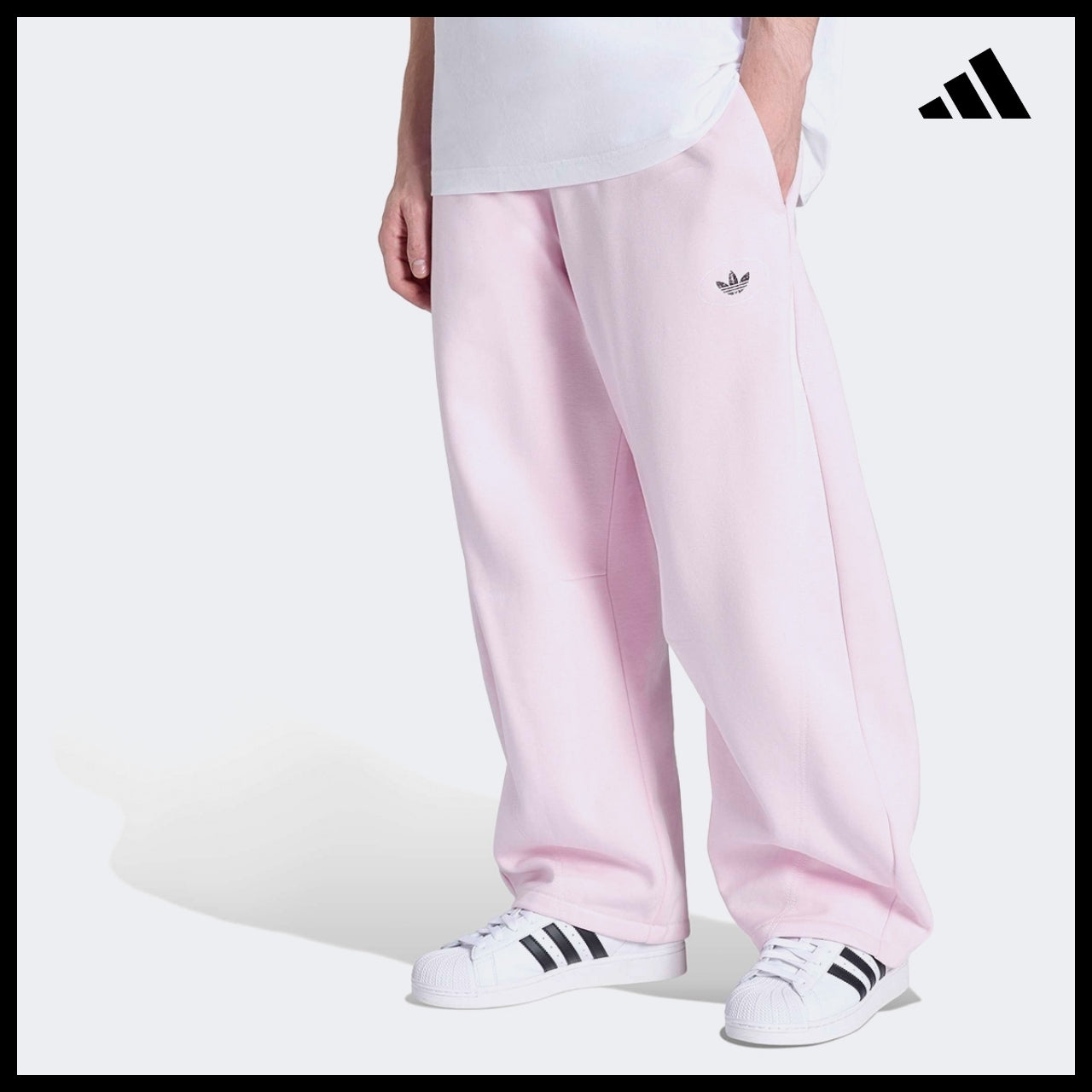 【ADIDAS】Originals Shoemaker Graphic Fleece Pants KG6455