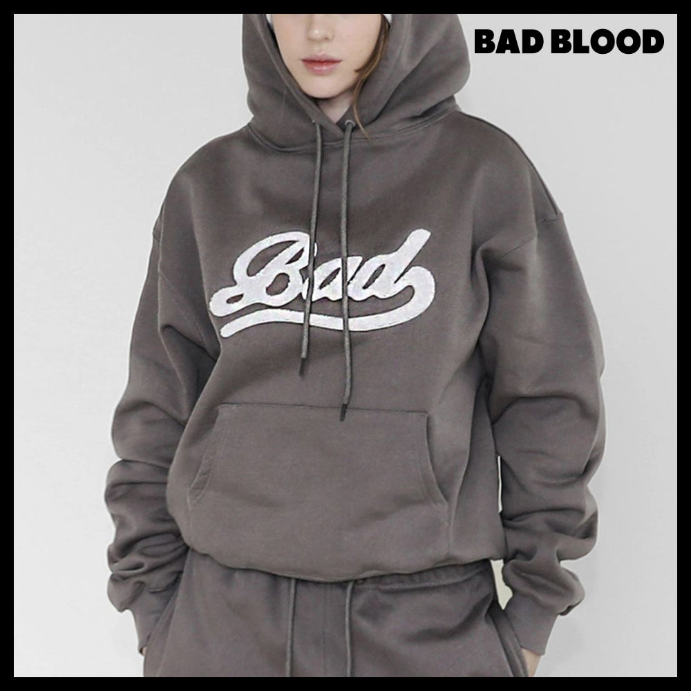 【BADBLOOD】Bad Applique Hoodie 3 Colors