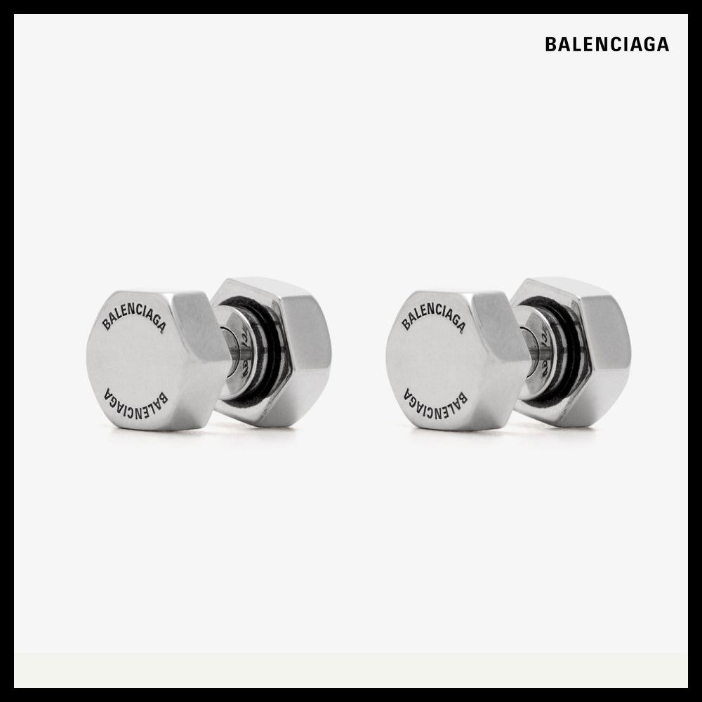 【BALENCIAGA】Garage Double Screw Earrings