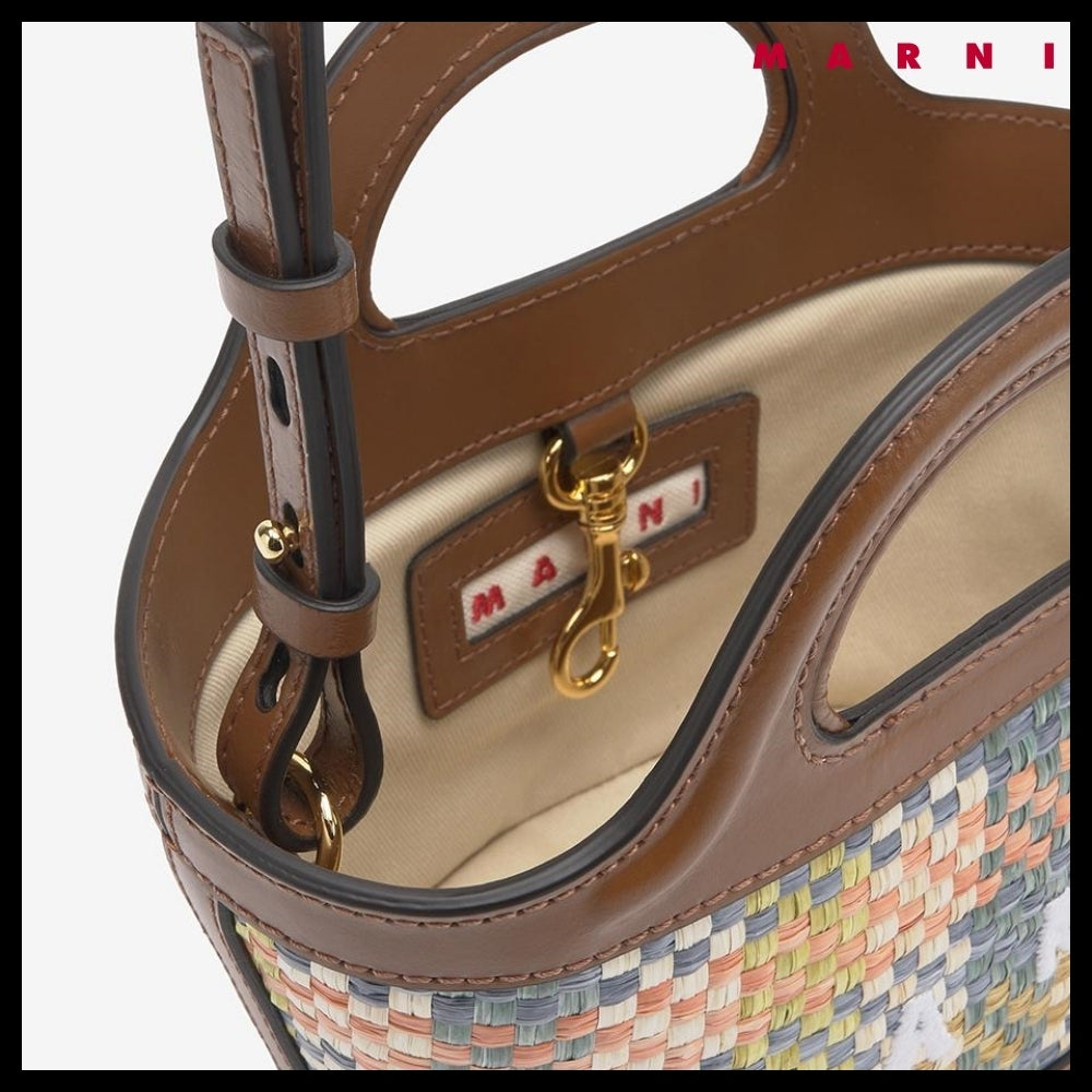 【MARNI】マイクロトロピカリア トートバッグレモンアプリコット