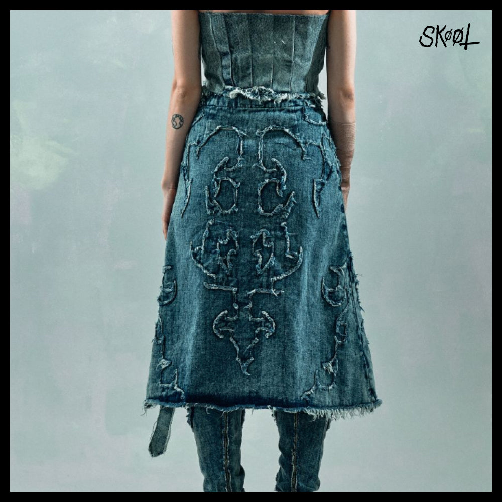 【SKOOT】DYNASTY DENIM SKIRT