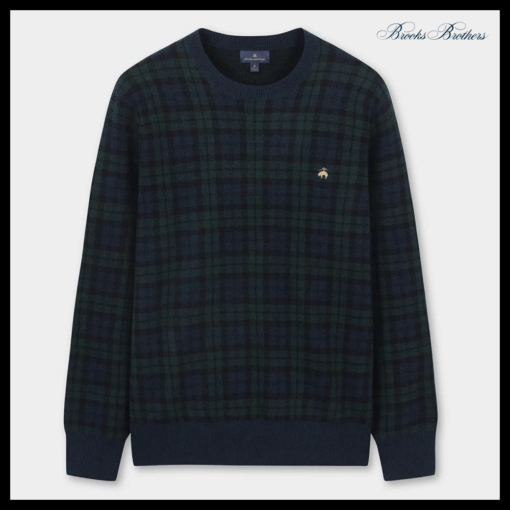 【Brooks Brothers】Black Watch Logo Sweater Multi