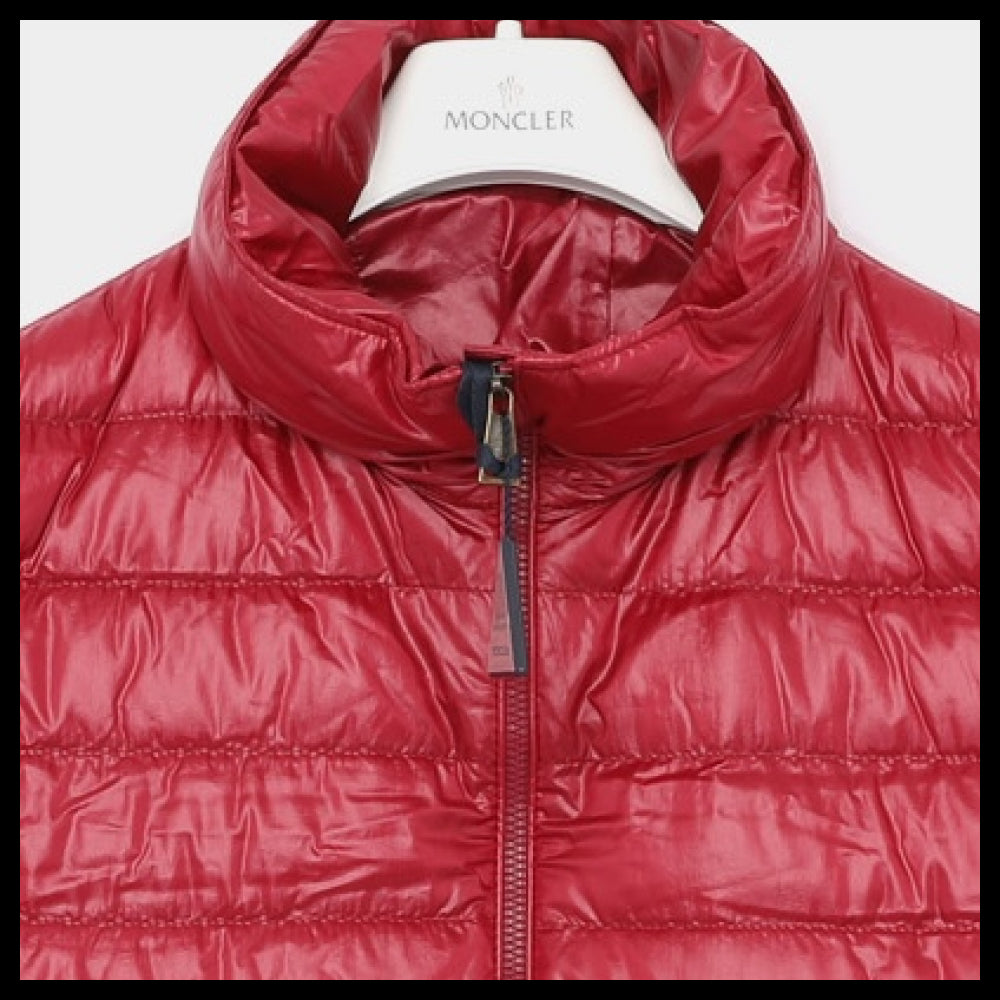【MONCLER】Patch logo hooded padded girls jacket