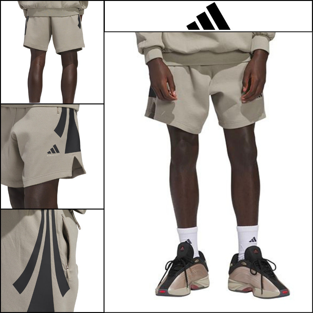 【ADIDAS】 Basketball Spacer Shorts Putty Beige