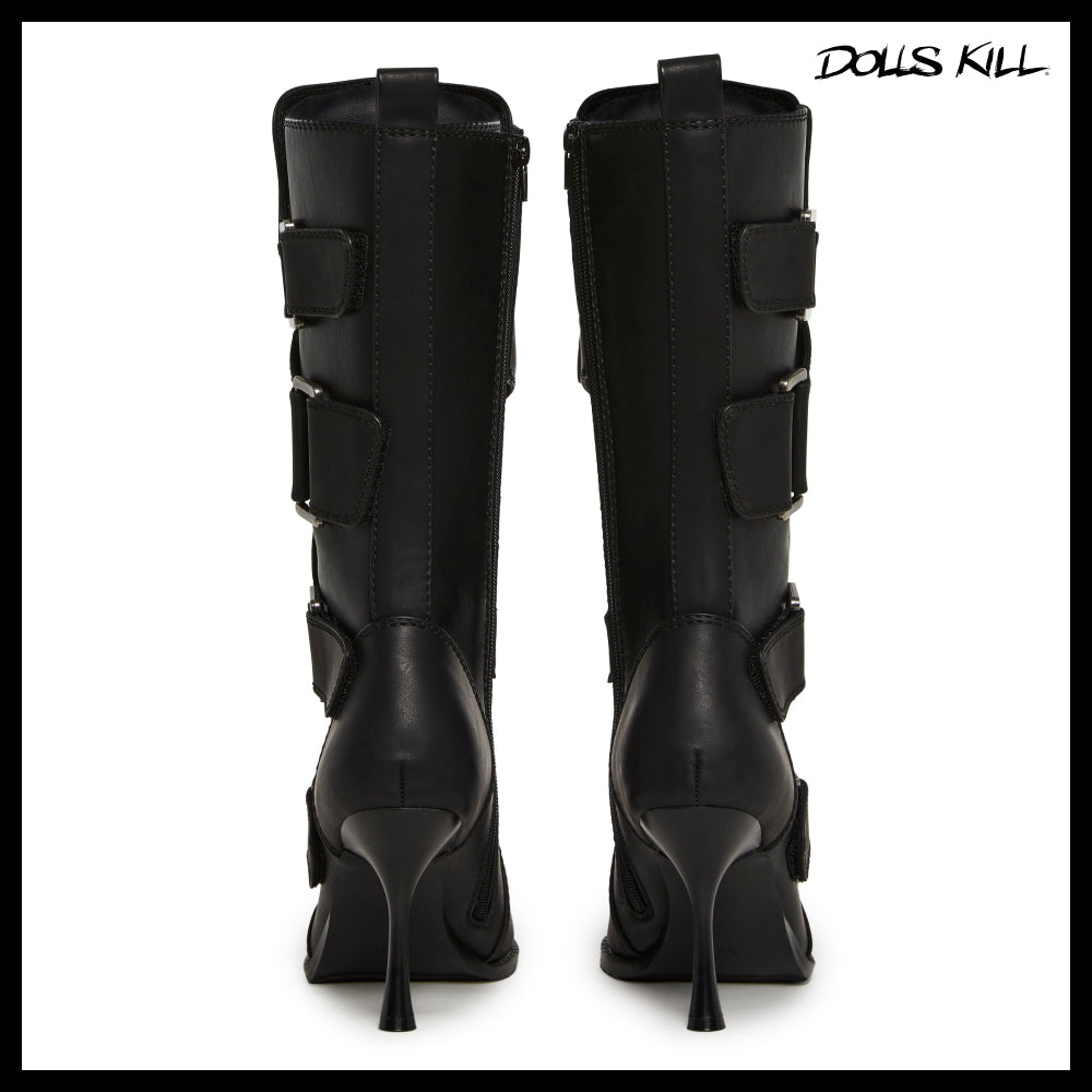 ◆DOLLS KILL◆DARKER WAVS Bullet Moto Boots