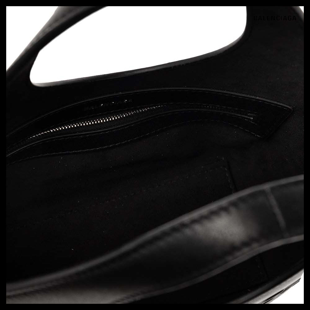 【BALENCIAGA】MARY KATE XS エンボスロゴ トートバッグ BLACK