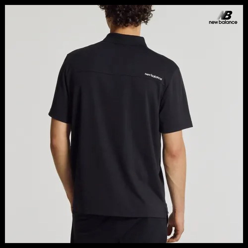 【New Balance】Unisex Poly Pique Polo Shirt - 3 Colors