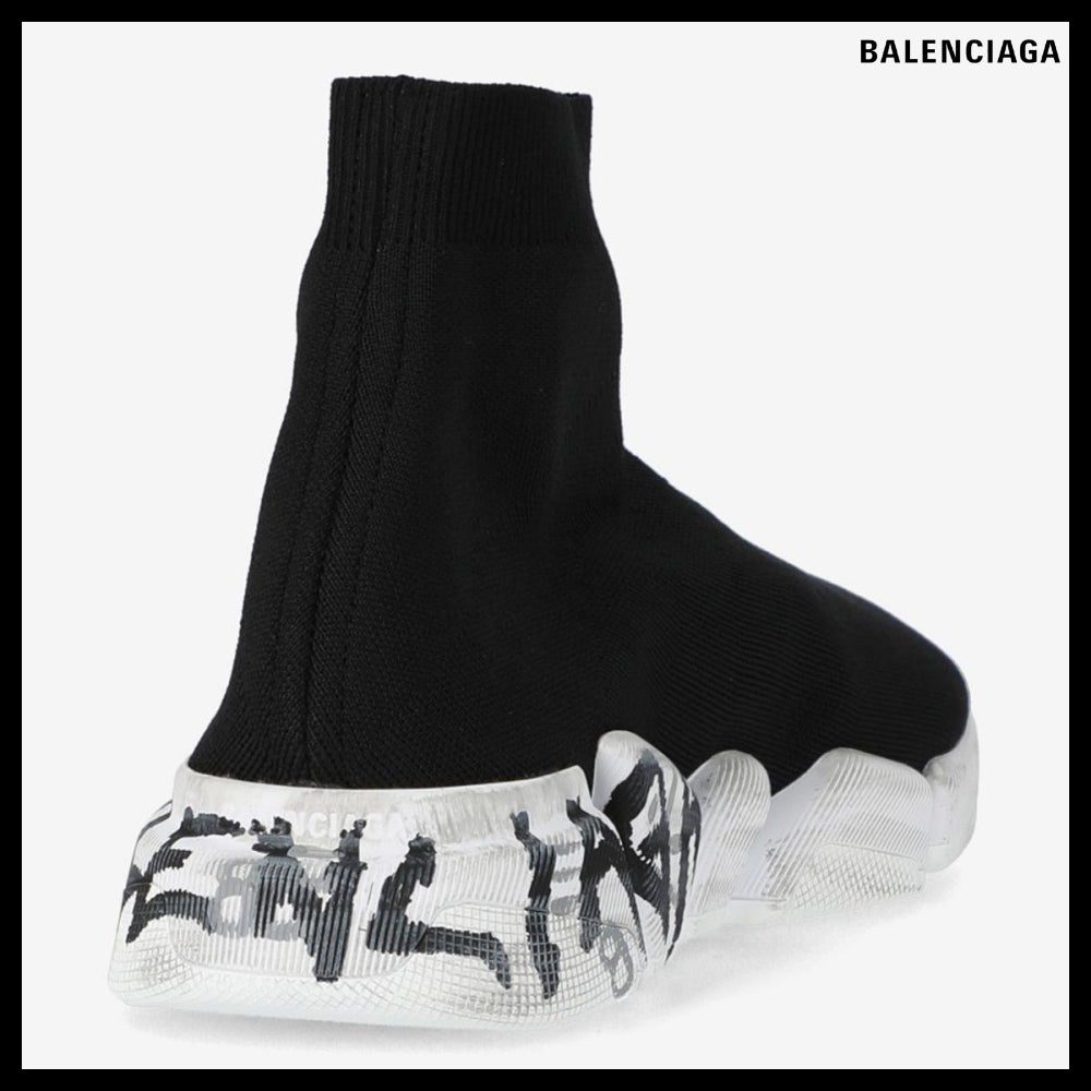 【BALENCIAGA】Speed 2.0 Graffiti Recycled Knit Sneaker