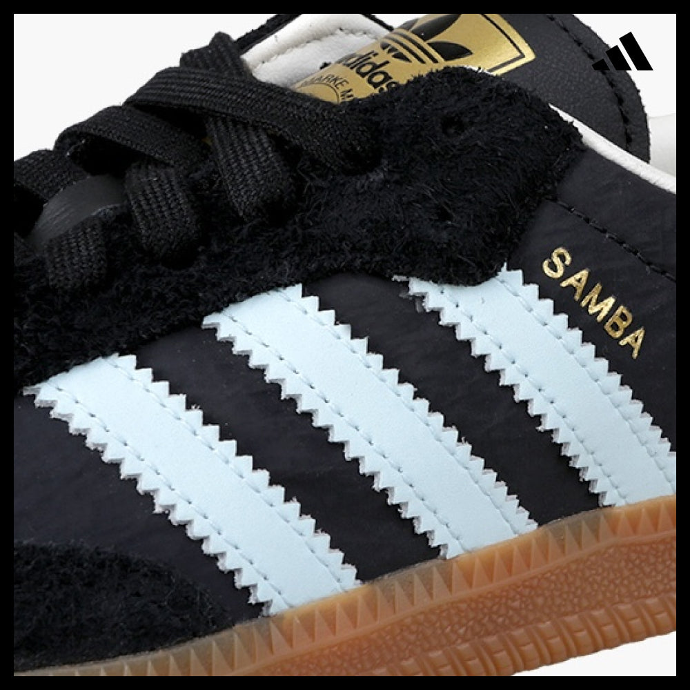 【ADIDAS】Samba OG Cloud Carbon Almost Blue Sneakers