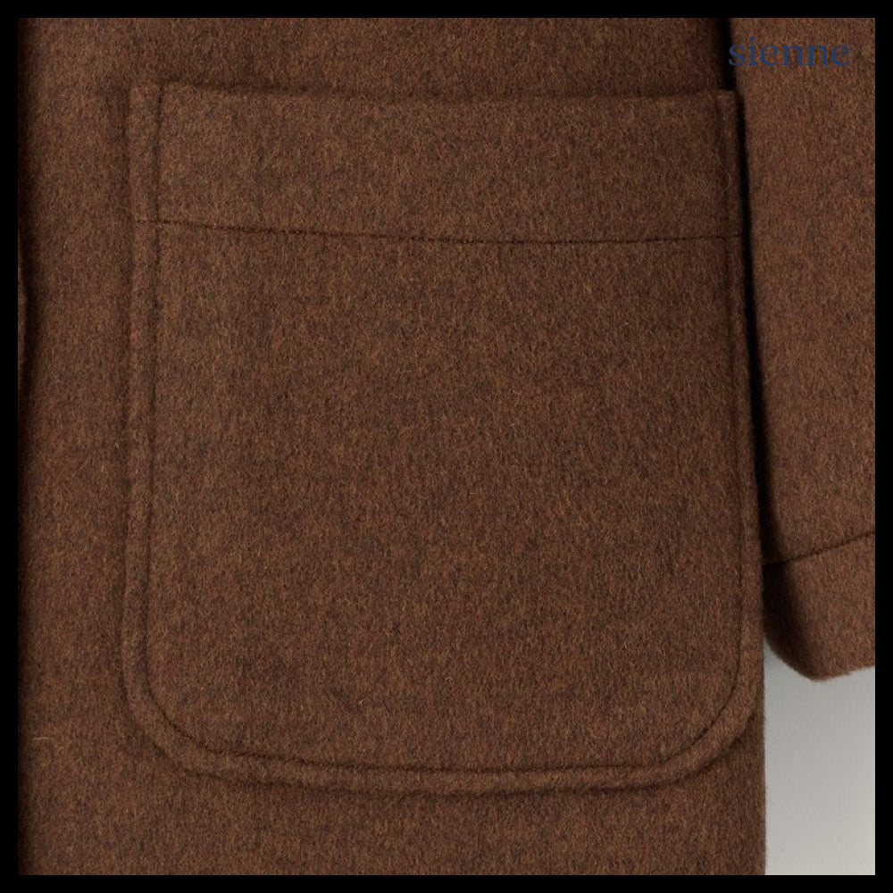 【SIENNE】Margo Wool Jacket Chocolate Brown