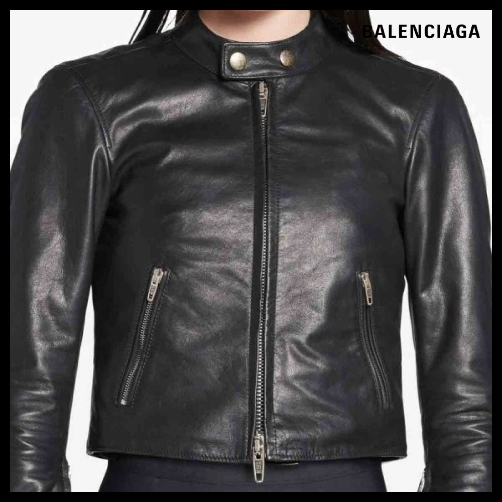 【BALENCIAGA】Racer Jacket Black