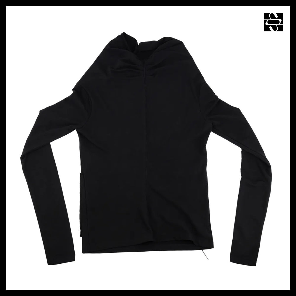 【SUNDAYOFFCLUB】Bonnie Clyde Roll Neck T Shirt Black