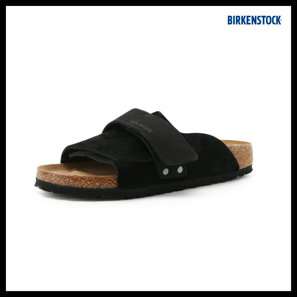 【BIRKENSTOCK】Kyoto Regular Nubuck Suede Leather Black