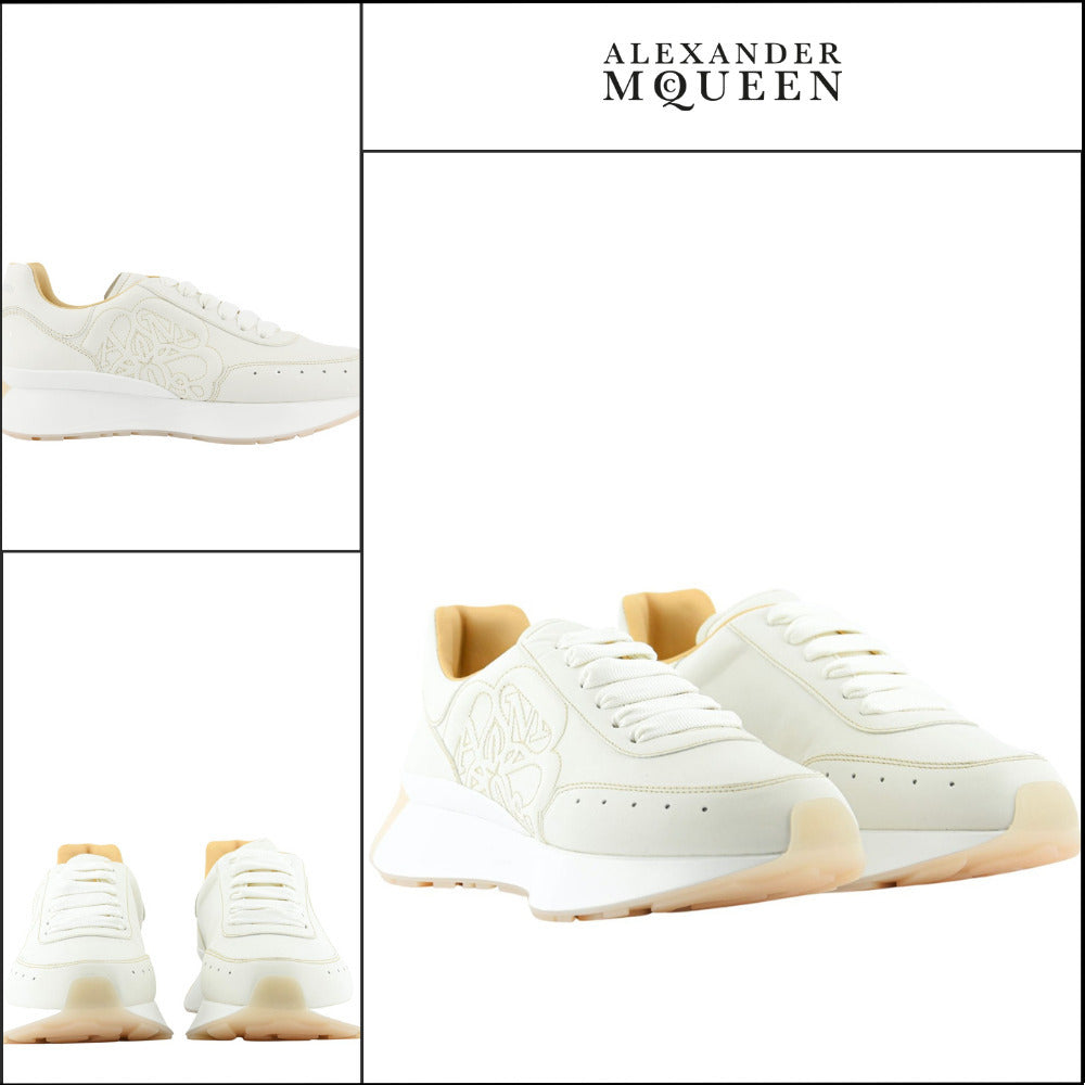 【Alexander Mcqueen】Sprint Runner Light Beige Sneakers