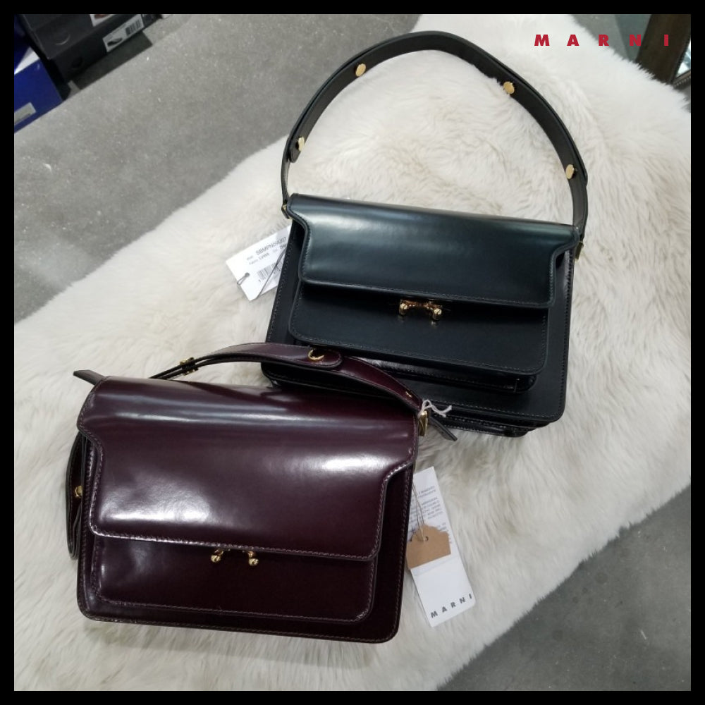 【MARNI】Glossy Medium Trunk Bag