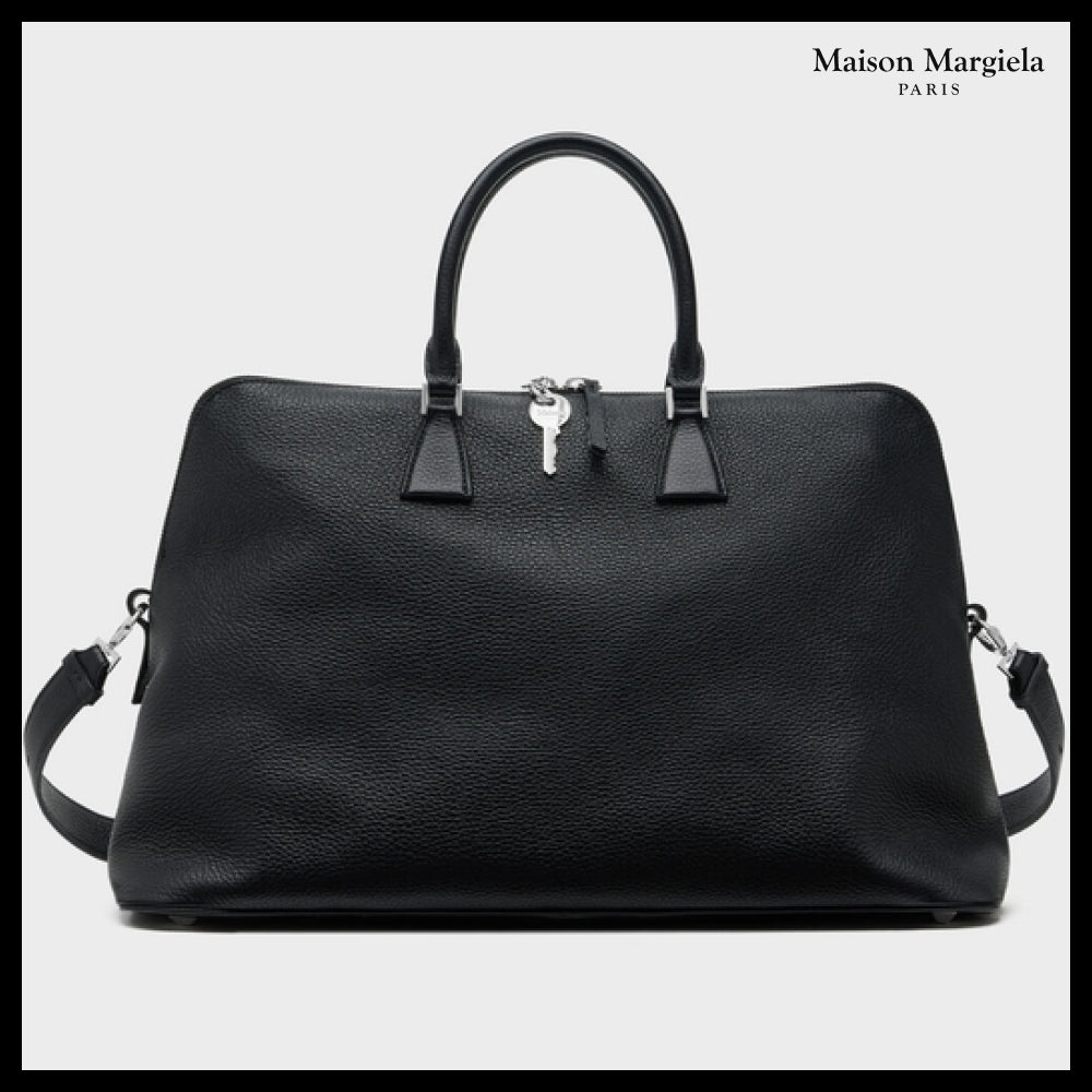 【Maison Margiela】5AC Soft XL Tote Bag Black soft leather