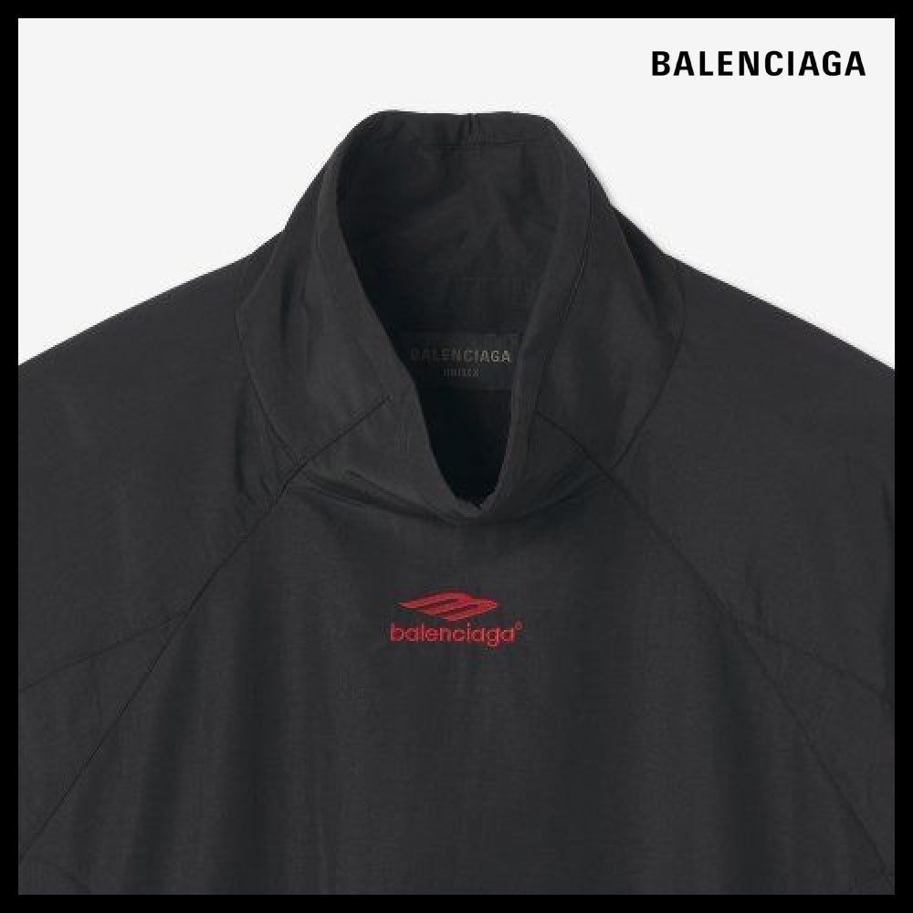 【BALENCIAGA】3B Sports Icon Pullover Tracksuit Jacket Black