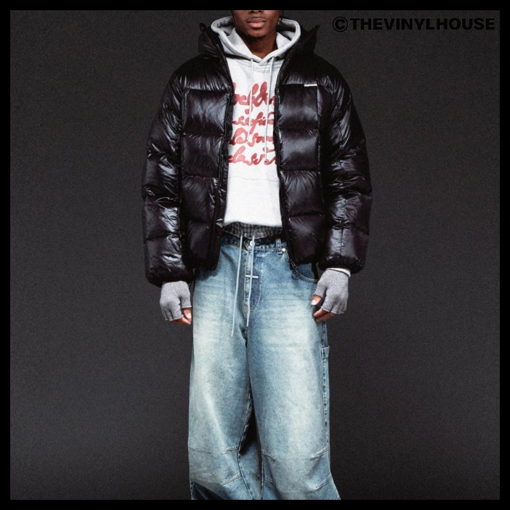 【THEVINYLHOUSE】Hooded duck down jacket (5 colors)