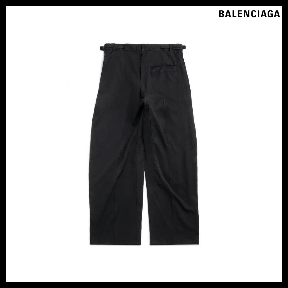 【BALENCIAGA】Skater Tuxedo Trouser Black