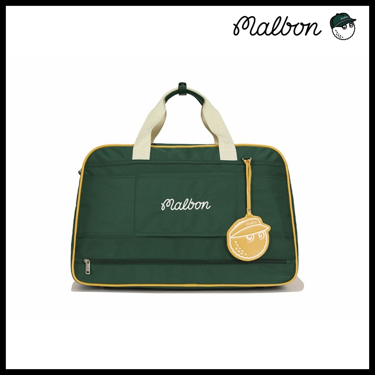 【Malbon Golf】Multi-Pocket Boston Bag 2Colors