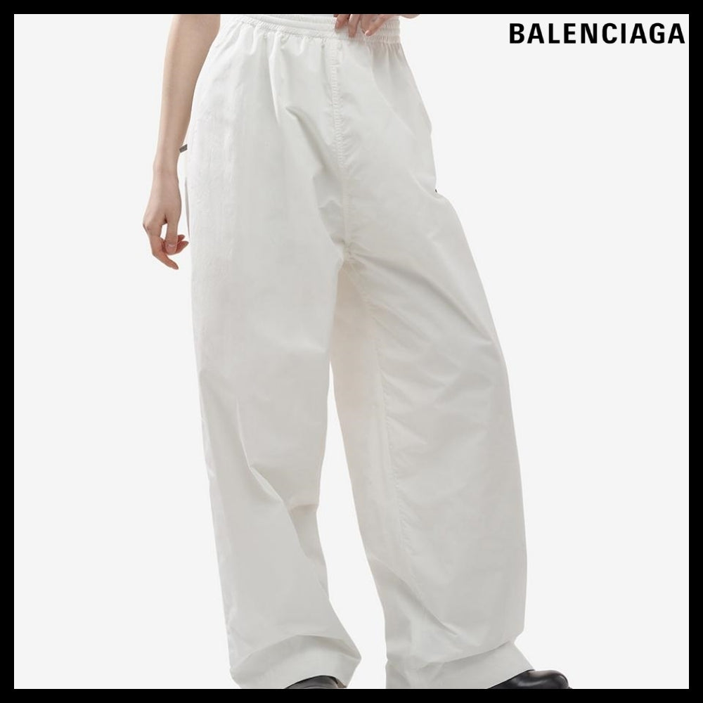 【BALENCIAGA】3B Sports Icon Tracksuit Pants White