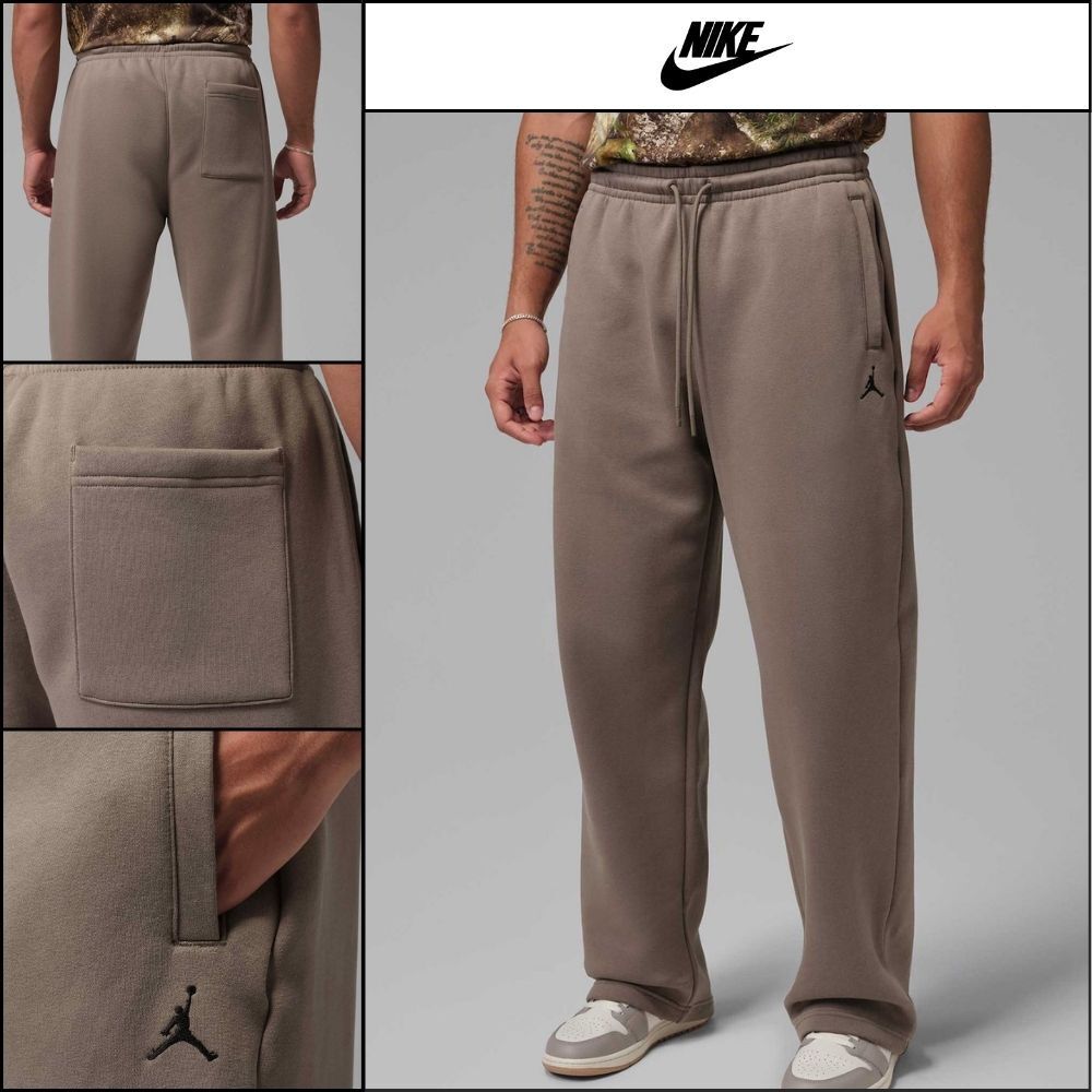 【NIKE】Brooklyn Fleece Oversized Open Hem Pants M