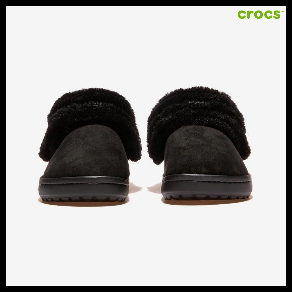 【CROCS】Classic Unforgettable Suede Clog Black