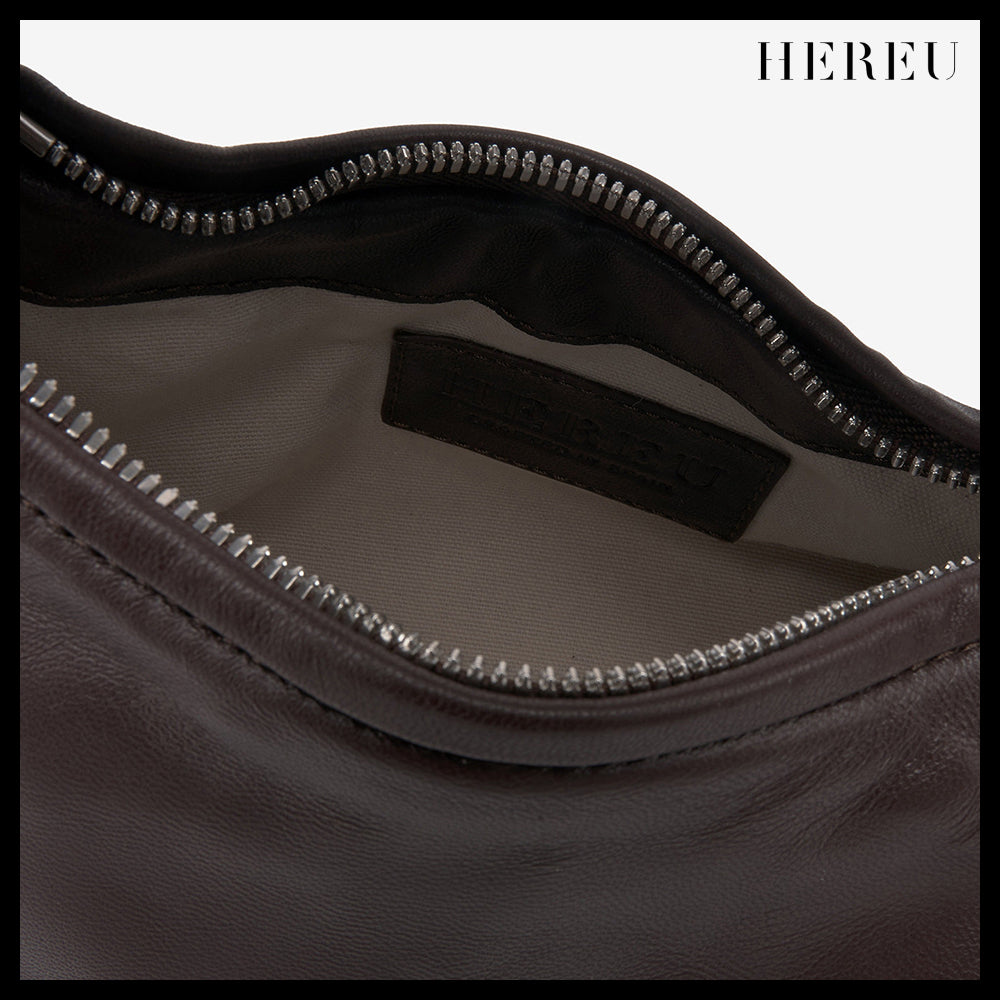 【HEREU】ミニ エスピガ トートバッグ ダークブラウン