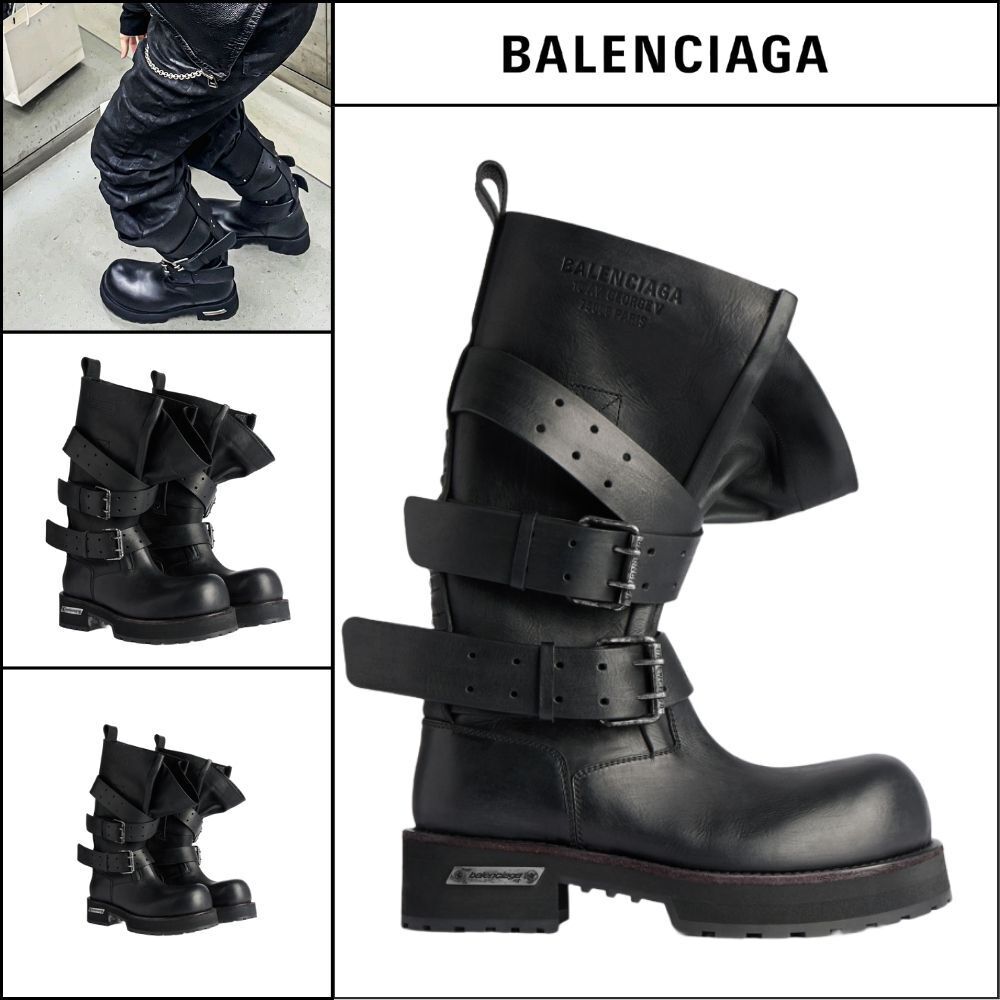 【Balenciaga】Venom High Boot Black