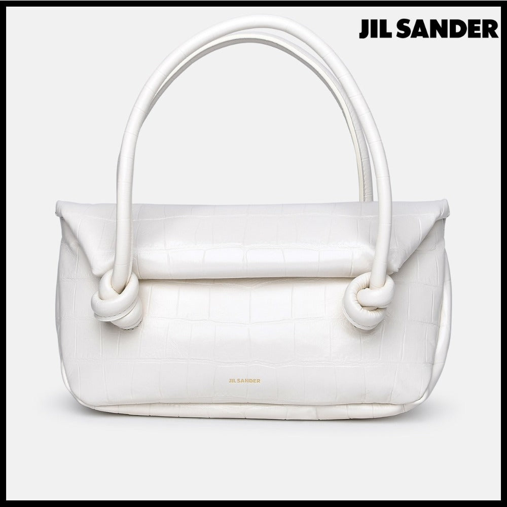 【正規品】【Jil Sander】White Leather Bag