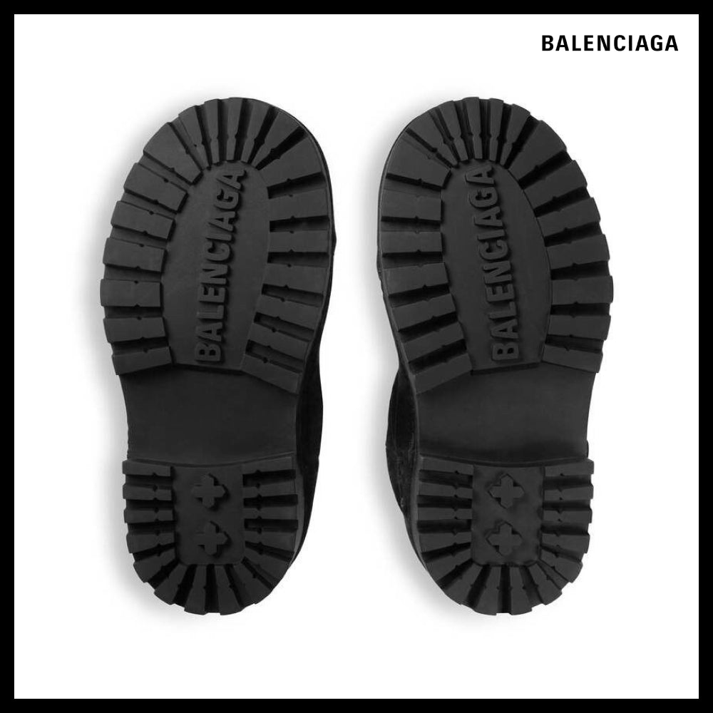 【BALENCIAGA】Alaska Fur Booties Black