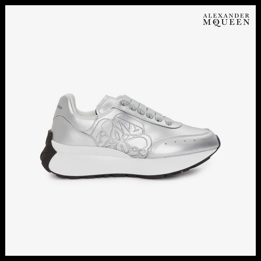 【Alexander Mcqueen】Sprint Runner in Silver